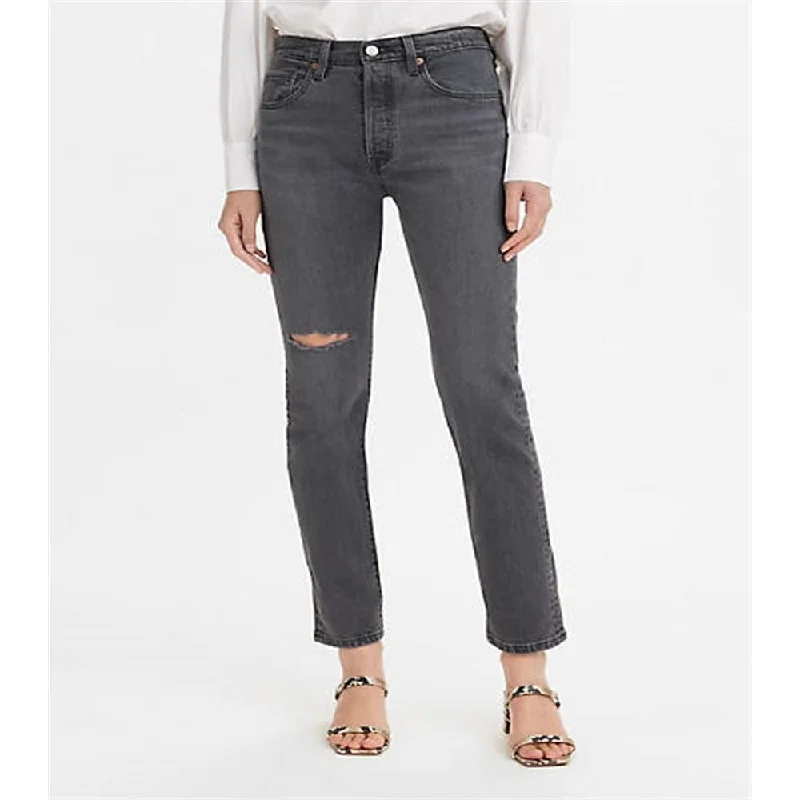 Levi's Women's 501 Skinny Jeans Gray Size 27X32