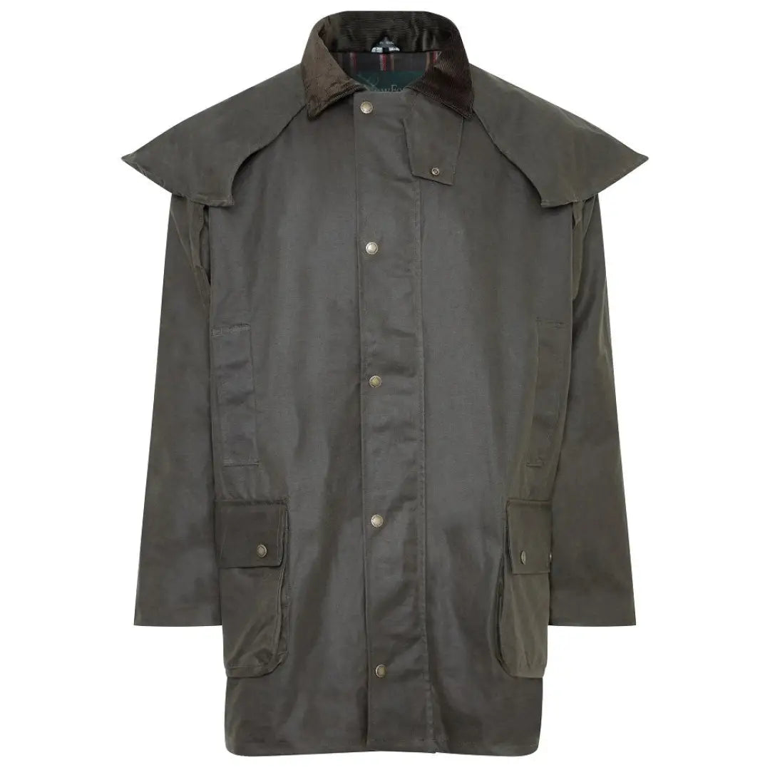 Stockman Three Quarter Length Wax Coat