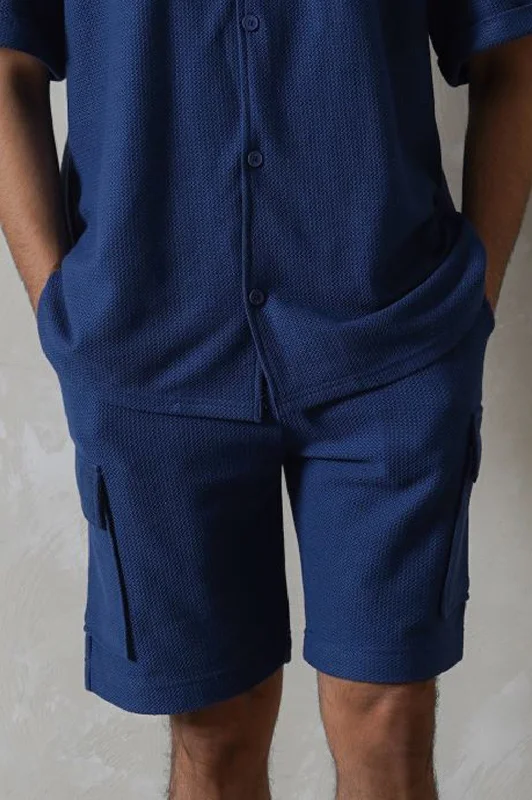 JACQUARD CARGO SHORTS