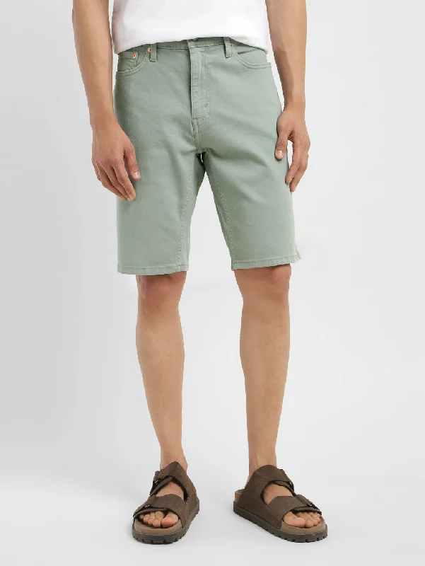 Men's Grey Regular Fit Shorts