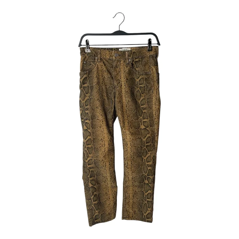 ISABEL MARANT/Skinny Pants/34/Animal Pattern/Cotton/CML/snake skin pattern