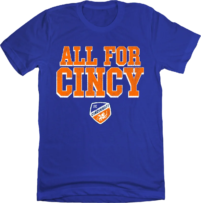 FC Cincinnati All for Cincy Block Letters