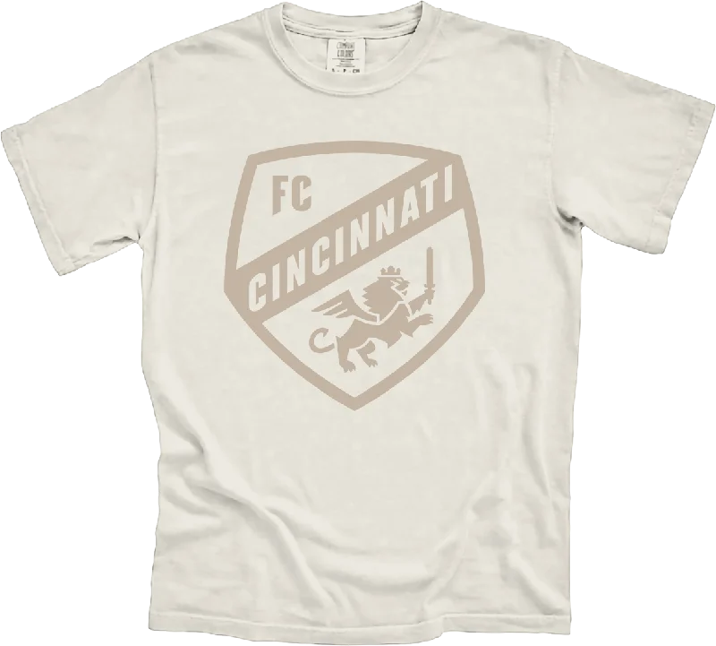 FC Cincinnati Cream Kit Tee: Cream Shield