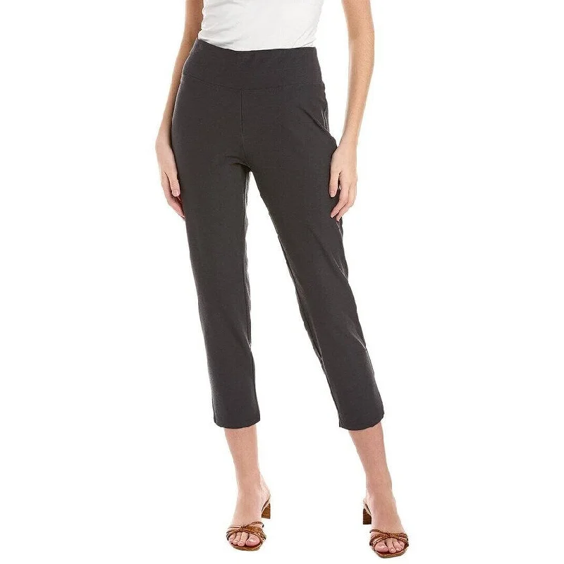 Eileen Fisher Women's High Waist Slim Pull On Pants Gray Size X-Small