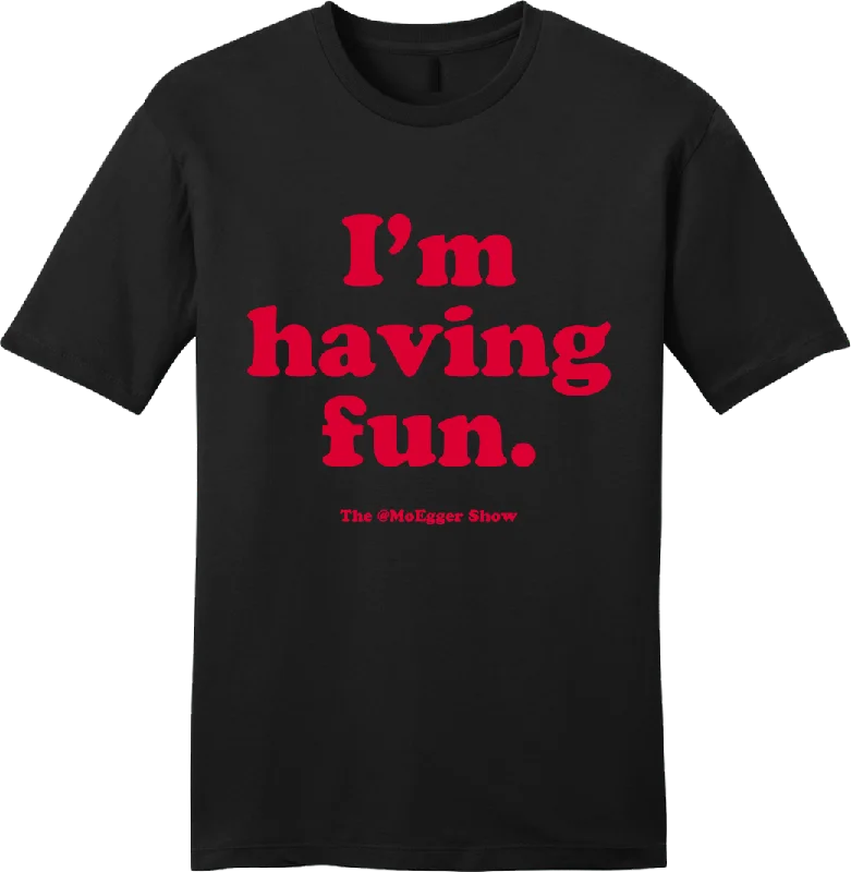 Mo Egger "I'm Having Fun" Red Ink