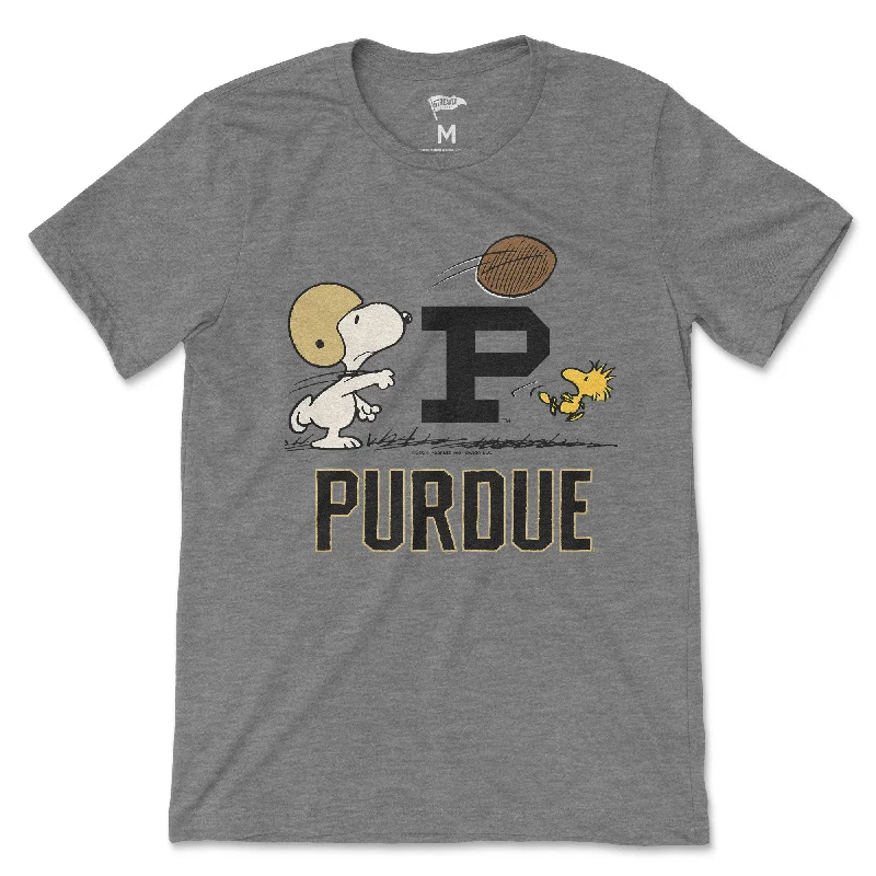 Peanuts x Purdue Vintage Football Tee