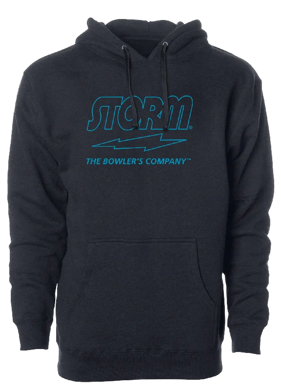 Storm "The Bowler's Company" Hoodie Electric Blue Outline