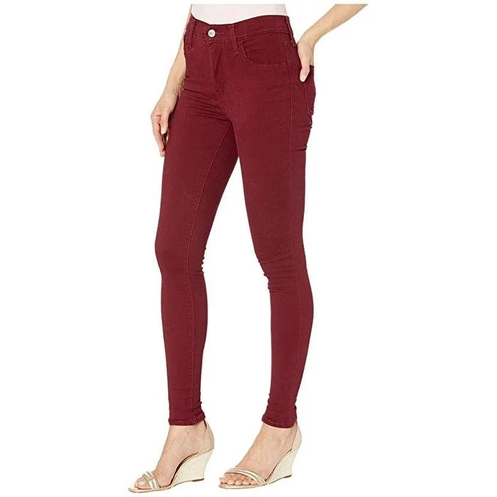 Levi's Women's 720 High Rise Super Skinny Jeans Wine Size 24