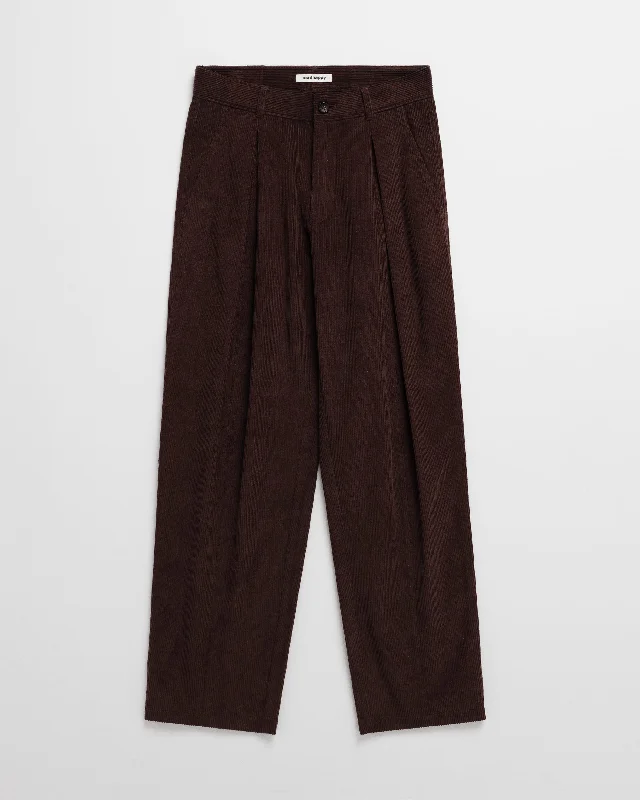 Pleated Front Corduroy Pant