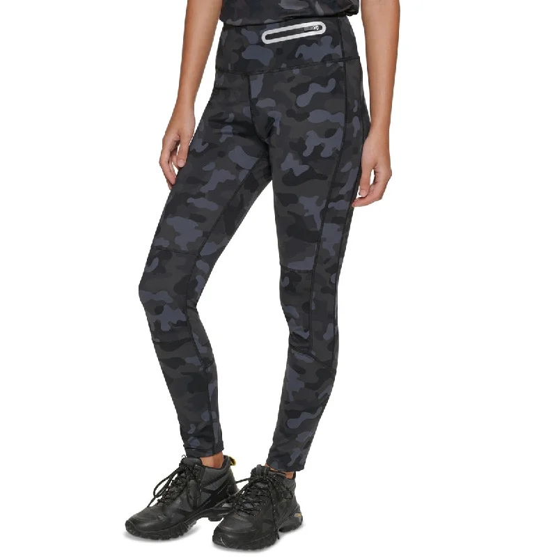 Bass Outdoor Women's Camo Print Fastline Trail Leggings Black