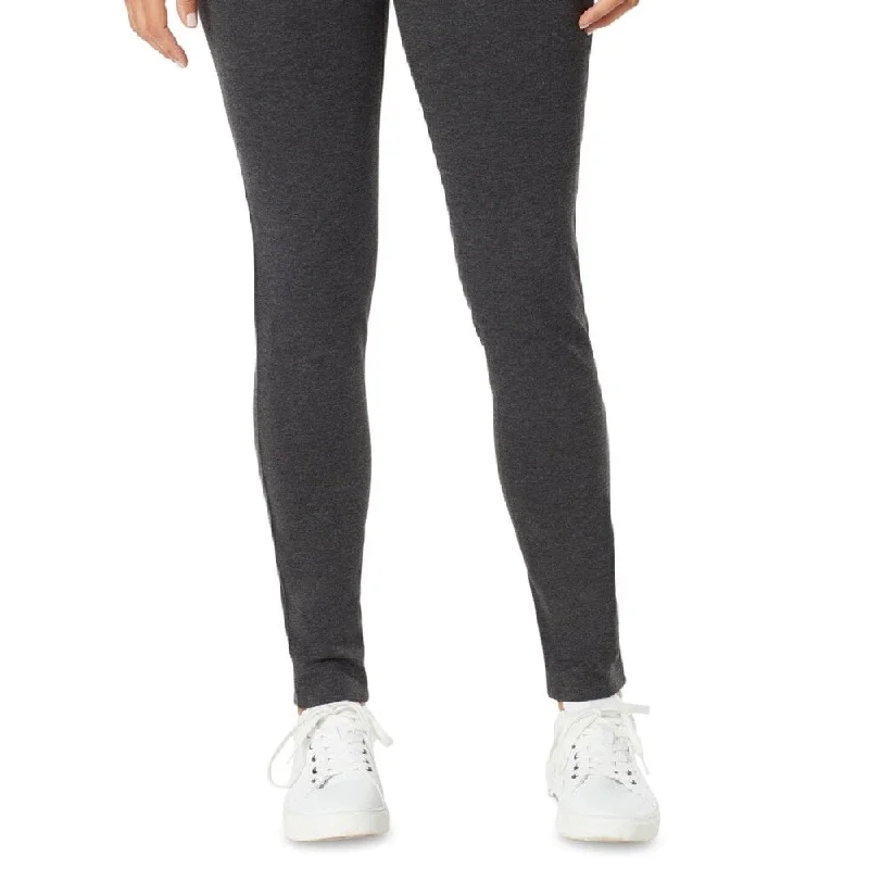 Gloria Vanderbilt Women's Ponte Pull On Leggings Gray Size 4