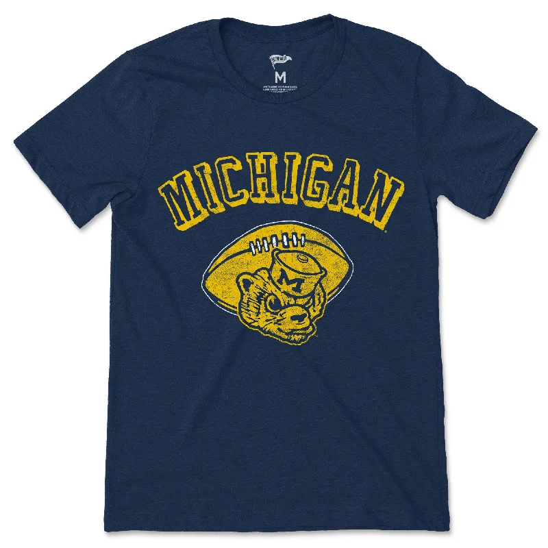 Michigan Vintage Football Tee