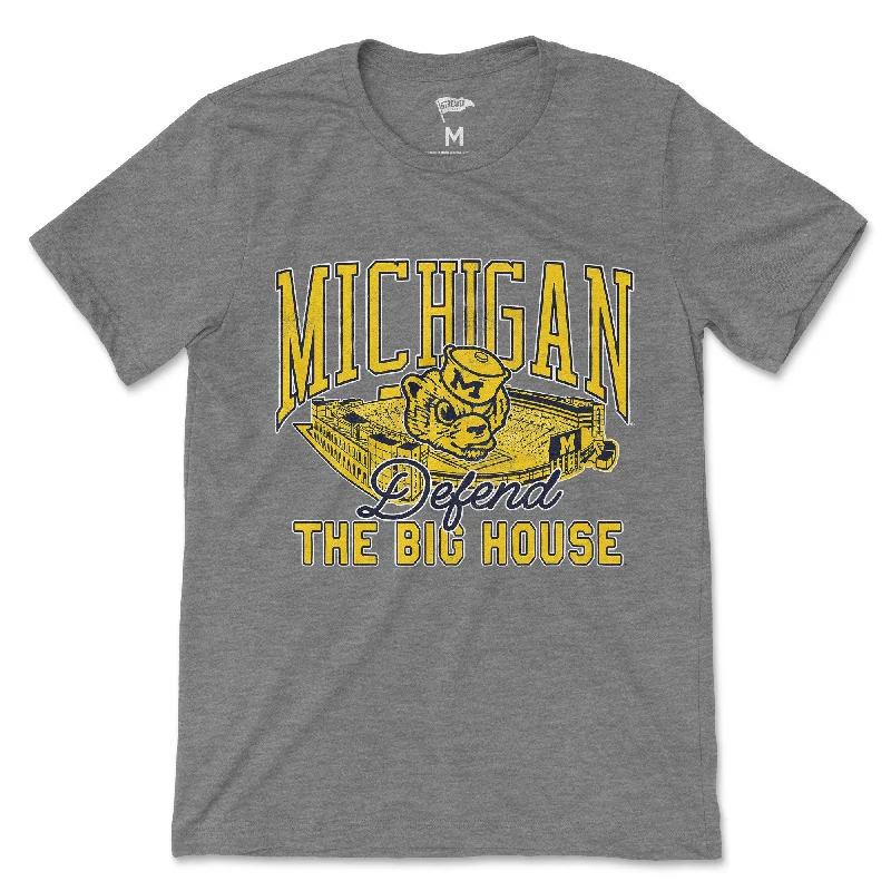 Michigan Vintage Defend The Big House Tee