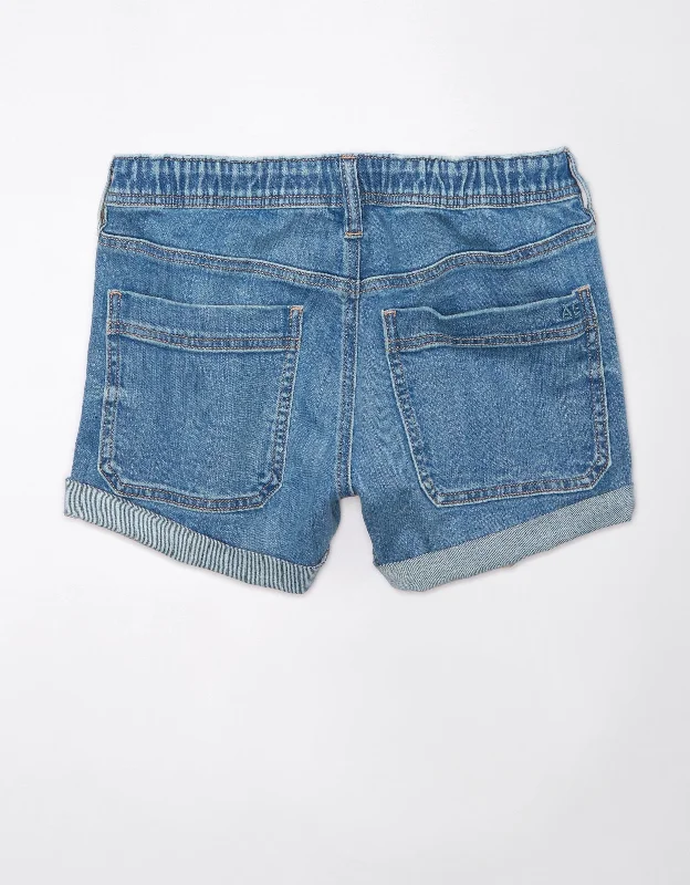 AE Dreamy Drape Stretch Denim Easy Shortie