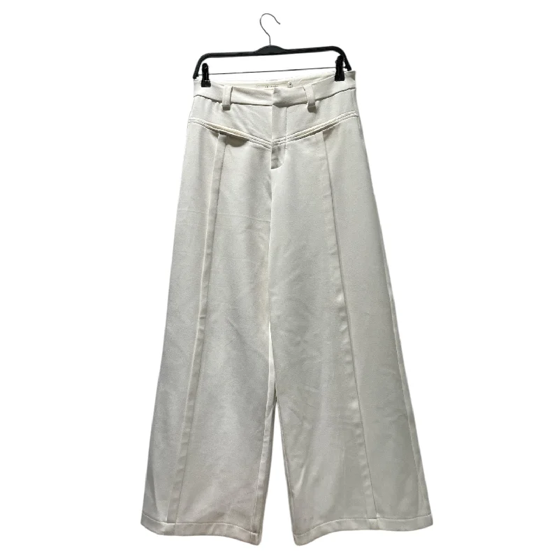 ALL IN STUDIOS/Wide Leg Pants/M/Cotton/WHT/