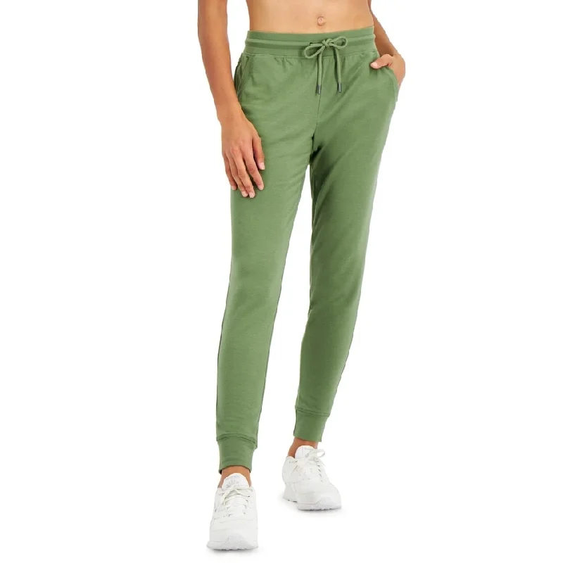 ID Ideology Women's Slim Leg Jogger Pants Green