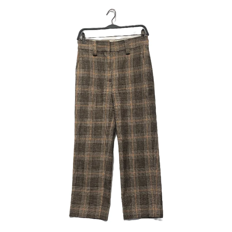 Acne Studios/Straight Pants/32/Plaid/Wool/BRW/