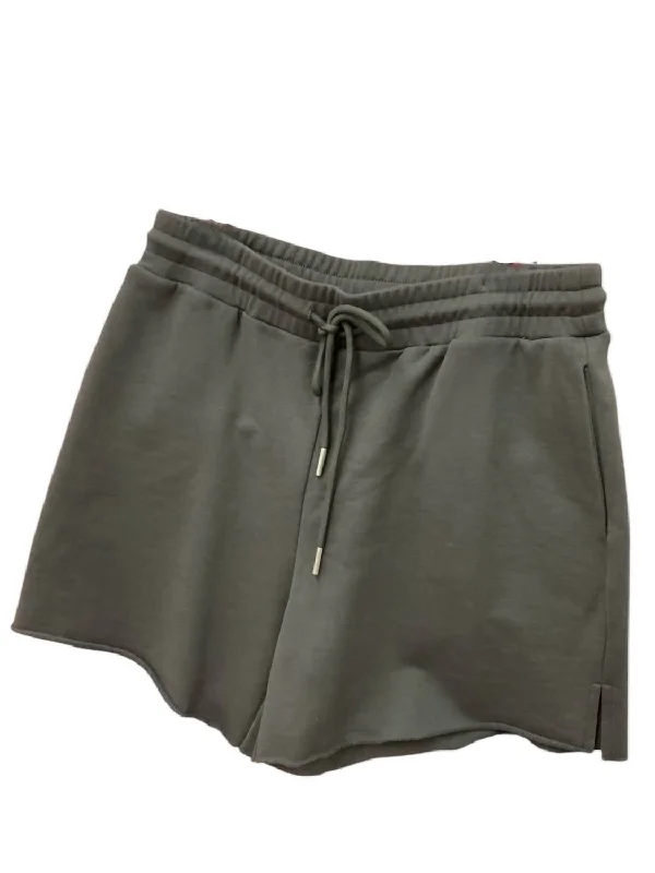 Women's Pull-On Shorts In Charcoal