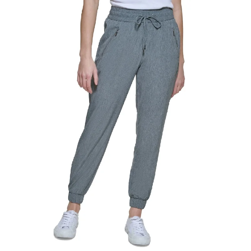 Calvin Klein Women's Tech Stretch Jogger Pant Gray Size Medium