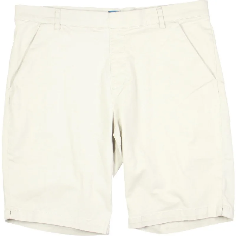 Plus Maddie Womens Cotton Mid-Rise Bermuda Shorts