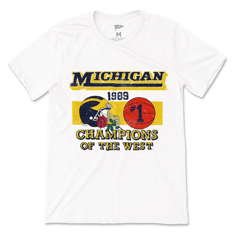 Michigan Vintage 1989 Champions of the West Tee