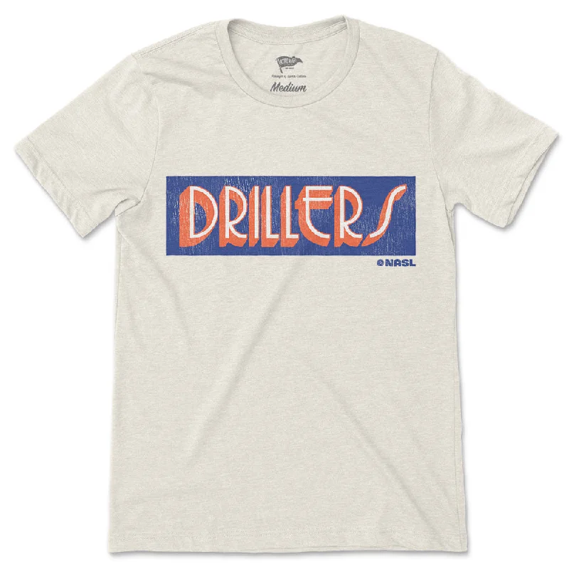 1982 Edmonton Drillers Alternate Logo Tee