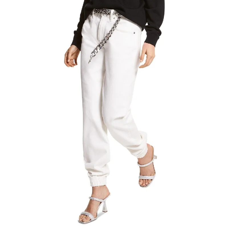 Michael Kors Women's Denim Joggers White Size 2