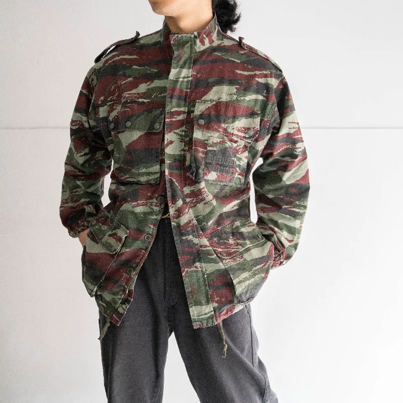 around 1960s French military type lizard camo paratrooper jacket 'civilian type'