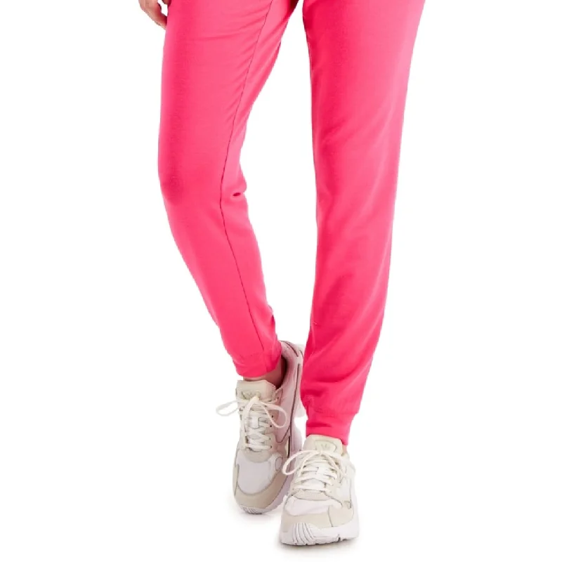 Id Ideology Women's Knit Jogger Pants Pink Size X-Large