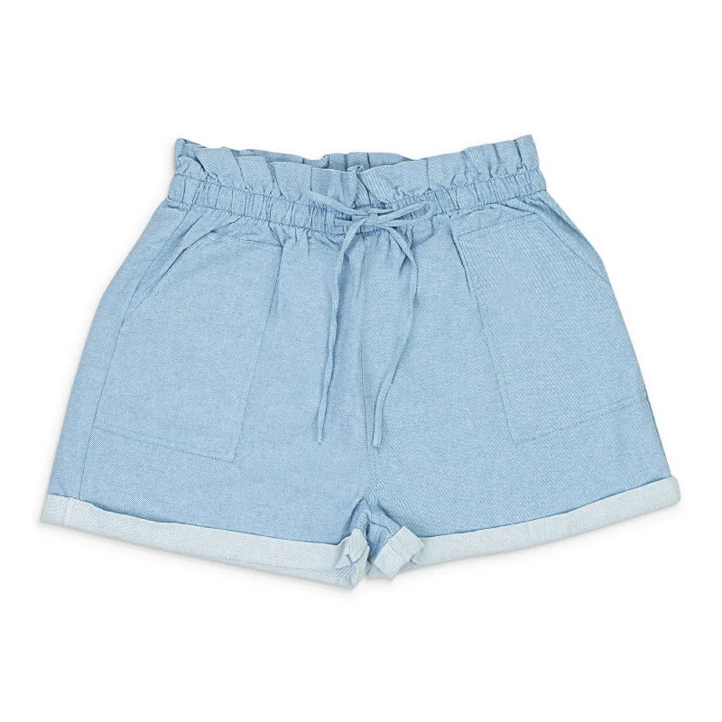 CALLIPYGIAN PAPERBAG BLUE SHORTS