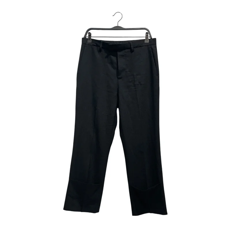 RAF SIMONS/Cropped Pants/46/Wool/BLK/Slim Cuff Pants 191-336