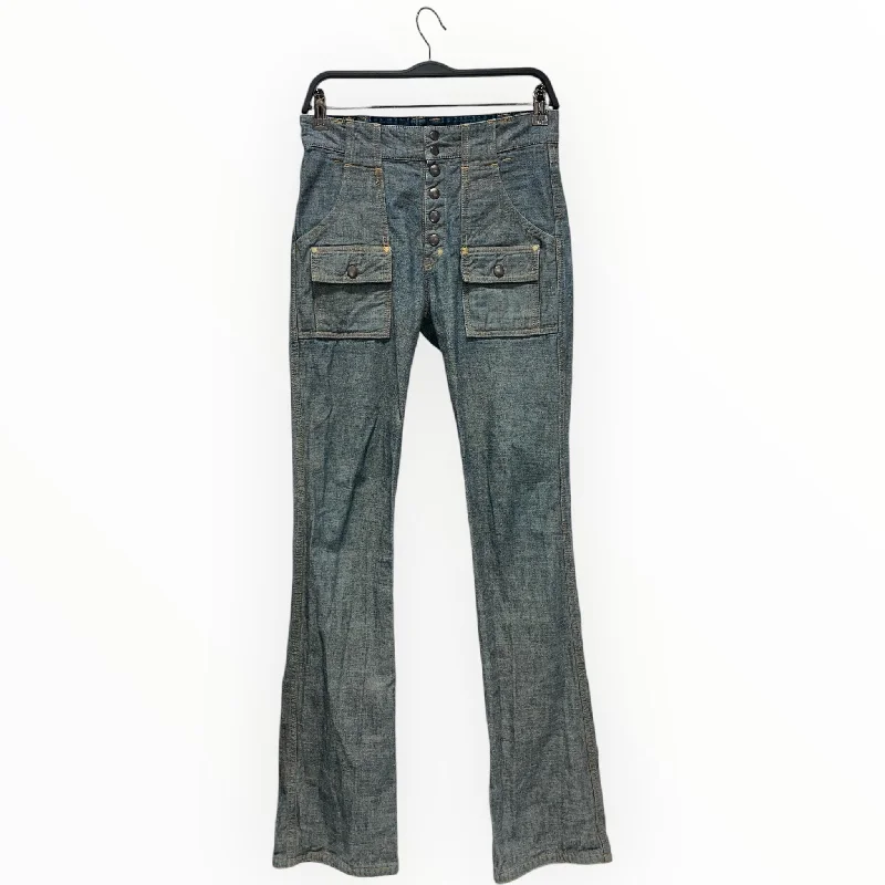 KAPITAL/Bootcut Pants/1/Cotton/BLU/REVISIBLE JEANS