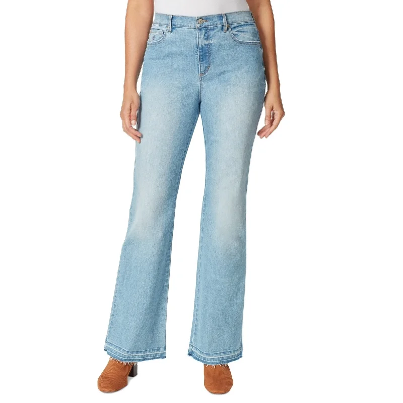 Gloria Vanderbilt Women's Amanda Classic Rise Released Hem Bootcut Jeans Blue Size 4