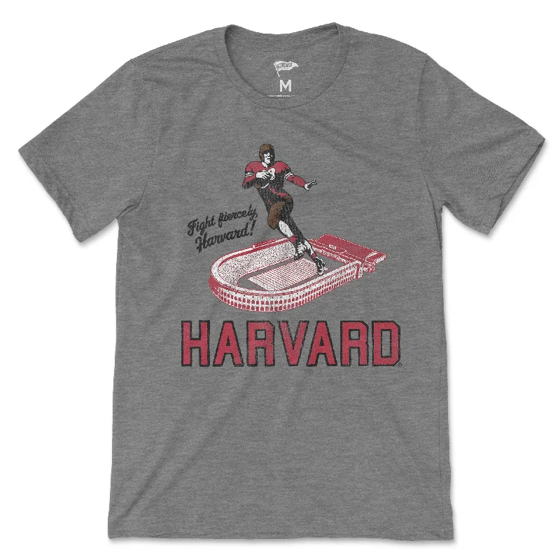 Harvard Stadium Vintage Football Tee