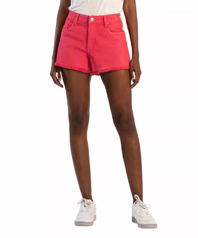 Jane High Rise Shorts In Watermelon