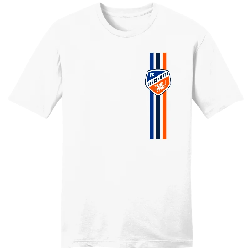 FC Cincinnati Shield Vertical Stripes