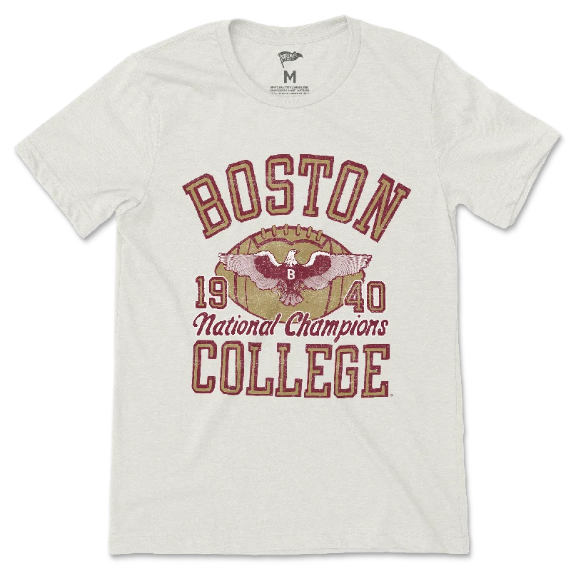 Boston College Vintage 1940 Football Champions Tee