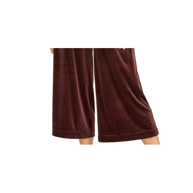 Rachel Roy Women's Rose Pants Wine Size Small