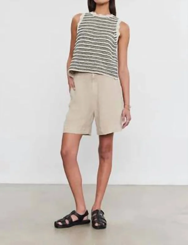 Francis Long Linen Short In Autumn