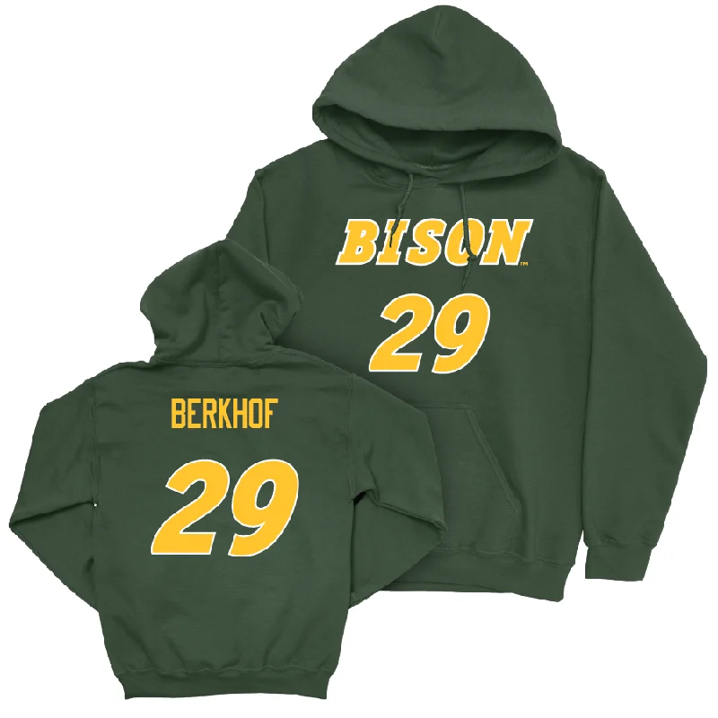 Green Baseball Player Hoodie  - Ben Berkhof