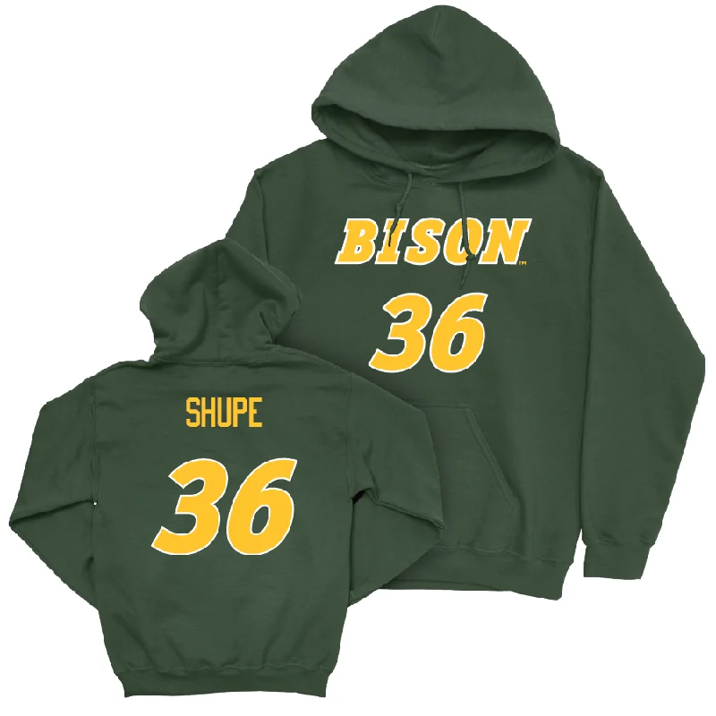 Green Baseball Player Hoodie  - Garrett Shupe