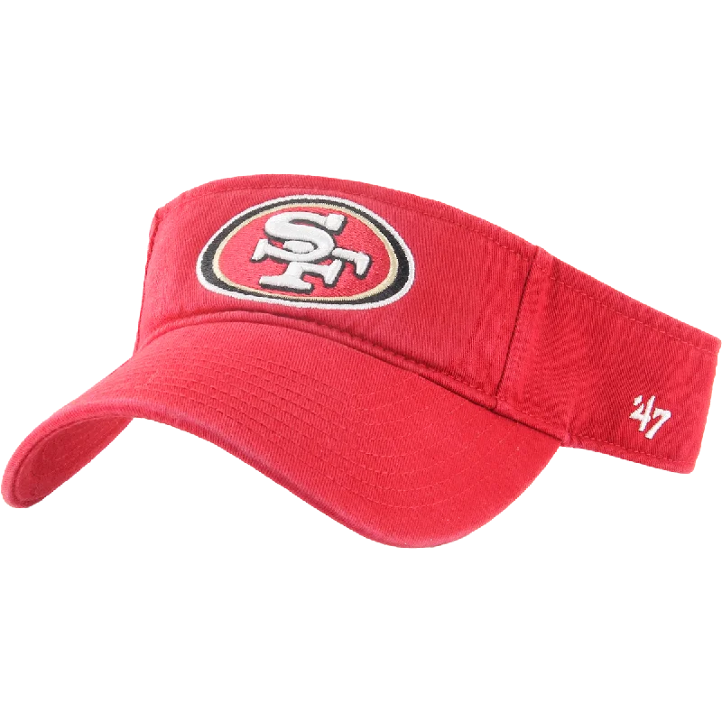 49ers 47 Clean Up Visor