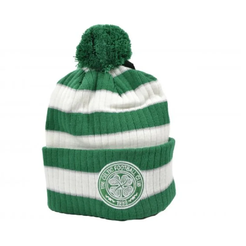 Celtic Official Hooped Bobble Hat