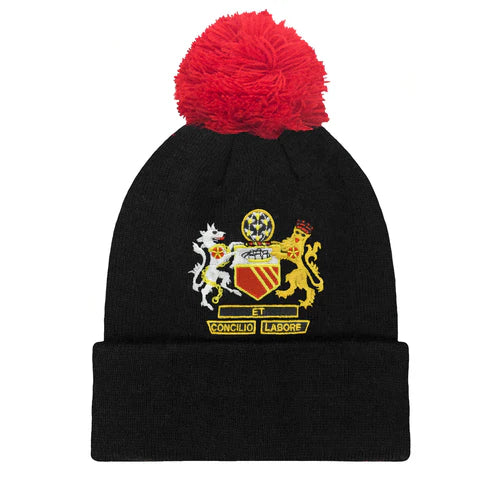 Official Fan Originals Knit Hat Manchester Crest in United Colours