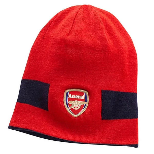 PUMA Men's Arsenal Reversible Performance Beanie High Risk Red