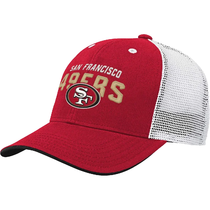 Youth 49ers Core Lockup Meshback Adjustable Hat